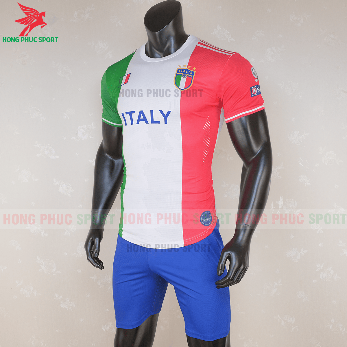 Áo đấu tuyển Italia 2020 phiên bản fan (trái)