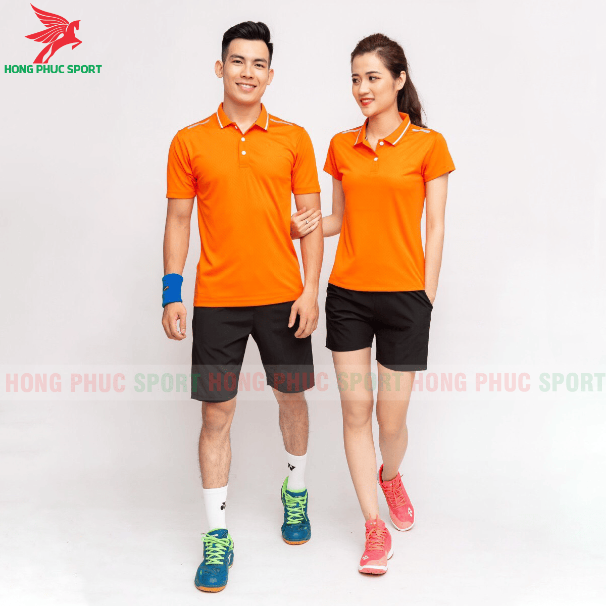 BỘ QUẦN ÁO THI ĐẤU TENNIS NIKE 2020 VẢI THUN MÀU CAM