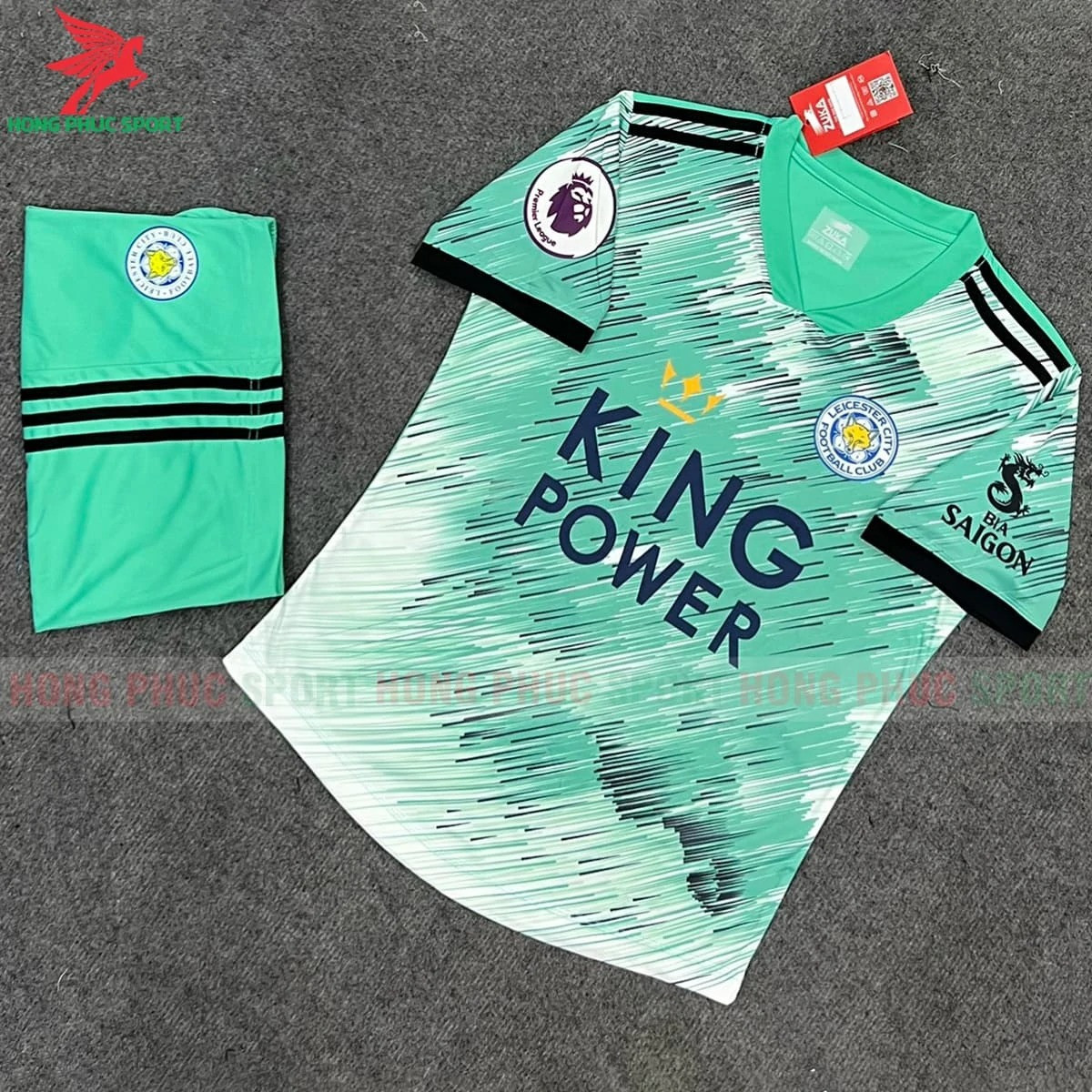 BỘ QUẦN ÁO BÓNG ĐÁ FAN LEICESTER CITY 2022 XANH LÁ CÂY – THUN LẠNH CAO CẤP
