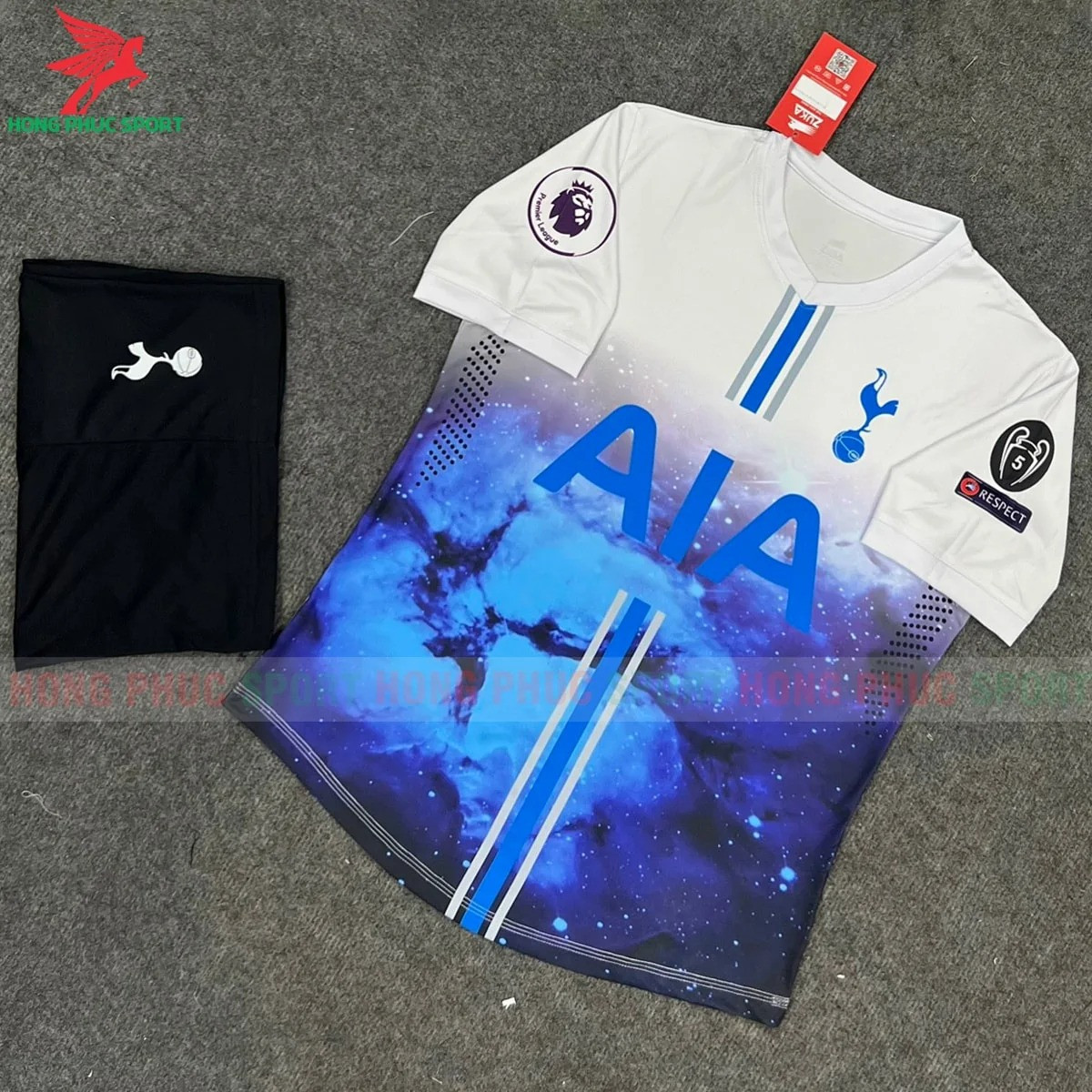 BỘ QUẦN ÁO BÓNG ĐÁ FAN TOTTENHAM 2022 TRẮNG TÍM – THUN LẠNH CAO CẤP