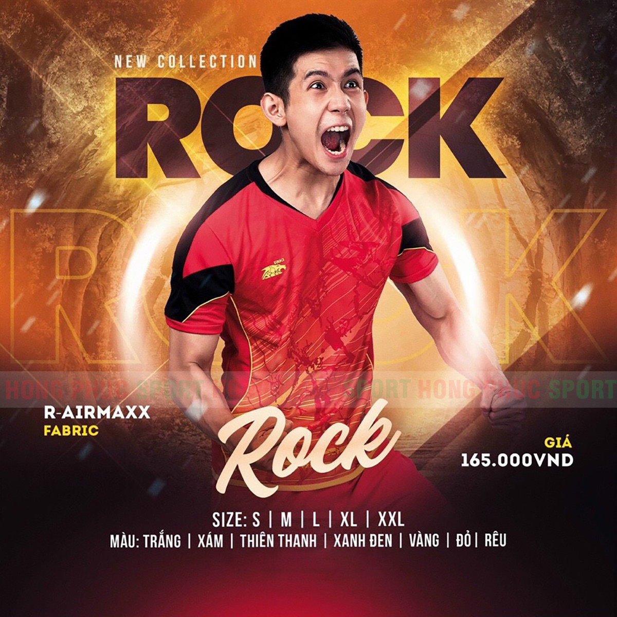 BỘ QUẦN ÁO BÓNG ĐÁ KHÔNG LOGO RIKI ROCK ĐỎ - THUN LẠNH CAO CẤP