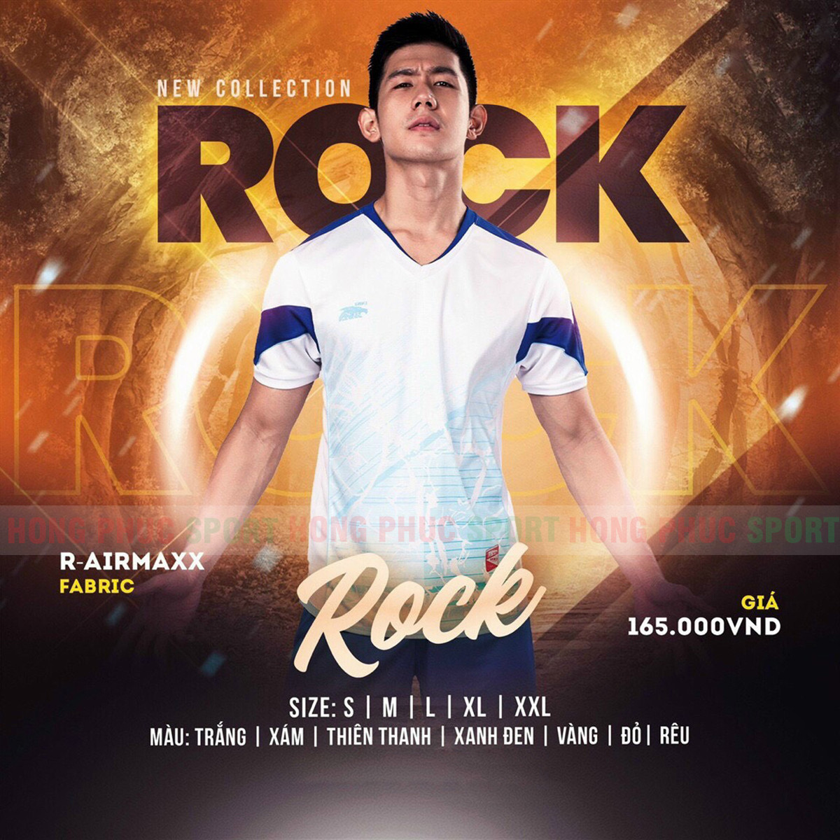 BỘ QUẦN ÁO BÓNG ĐÁ KHÔNG LOGO RIKI ROCK TRẮNG - THUN LẠNH CAO CẤP