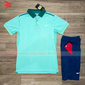BỘ QUẦN ÁO THỂ THAO POLO NIKE MẪU 3 XANH NGỌC - DỆT VIỆT NAM
