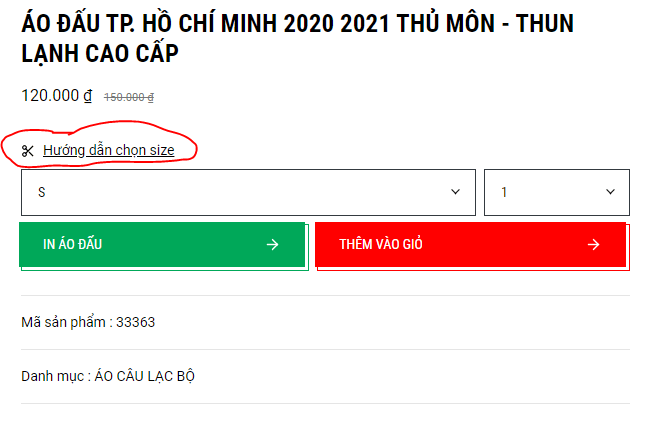 Chọn size như thế nào phù hợp nhất?
