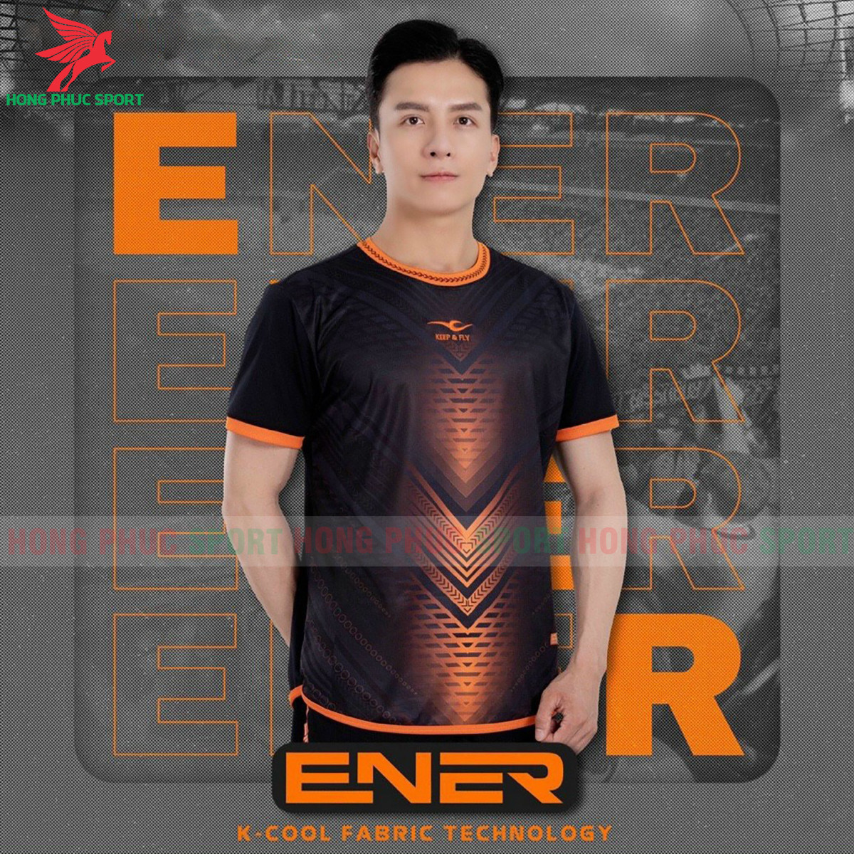 BỘ QUẦN ÁO BÓNG ĐÁ KHÔNG LOGO KEEP FLY ENER ĐEN - THUN LẠNH CAO CẤP