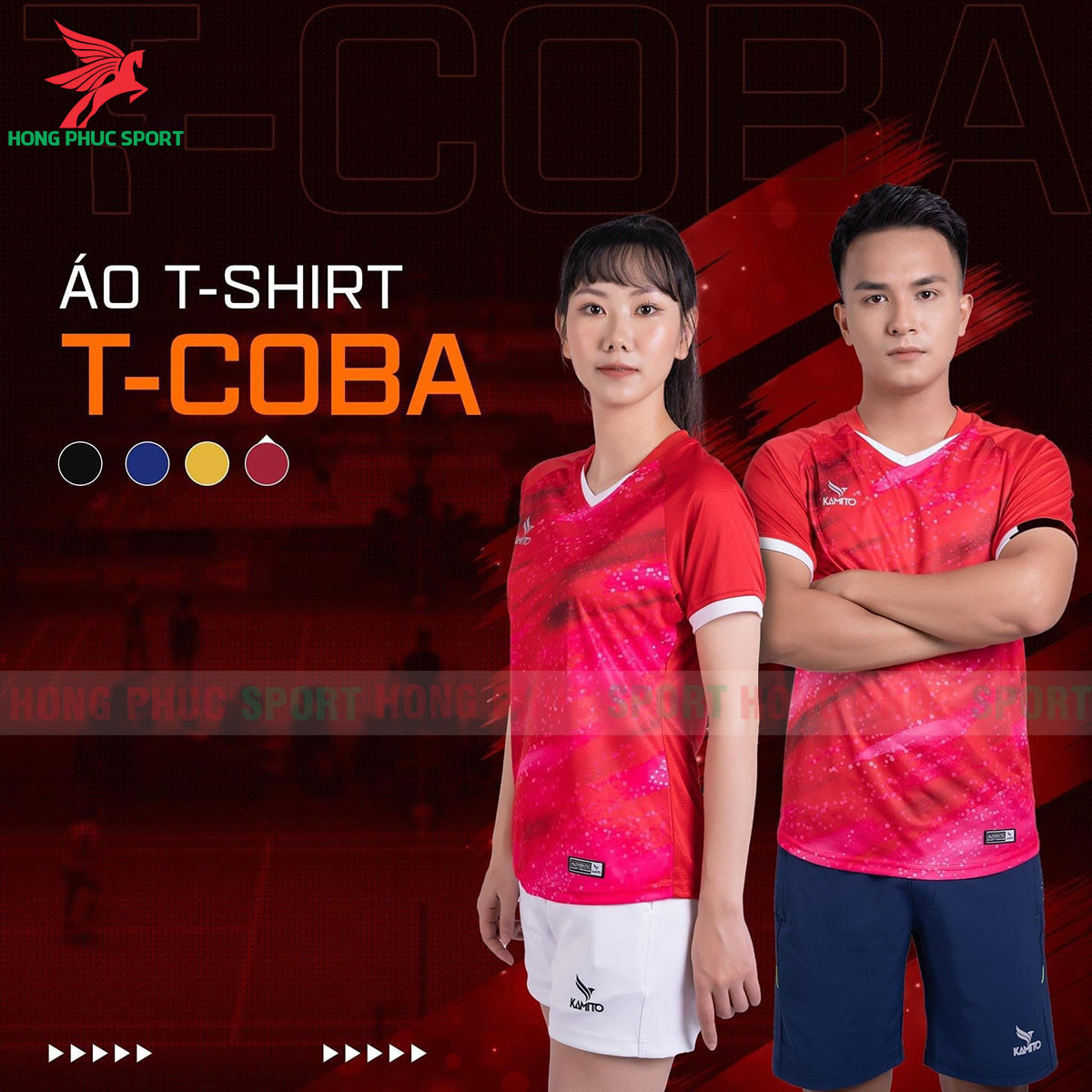 BỘ QUẦN ÁO BÓNG ĐÁ KHÔNG LOGO KAMITO T-COBA ĐỎ - HÀNG VIỆT NAM