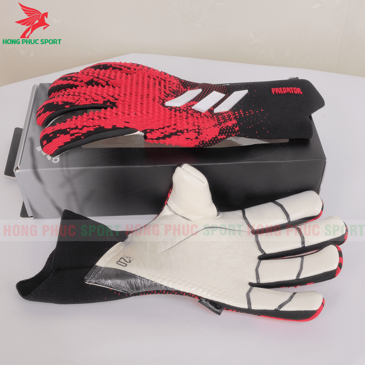 GĂNG TAY THỦ MÔN ADIDAS PREDATOR PRO MUTATOR URG 2.0 CÓ XƯƠNG MÀU ĐỎ ĐEN