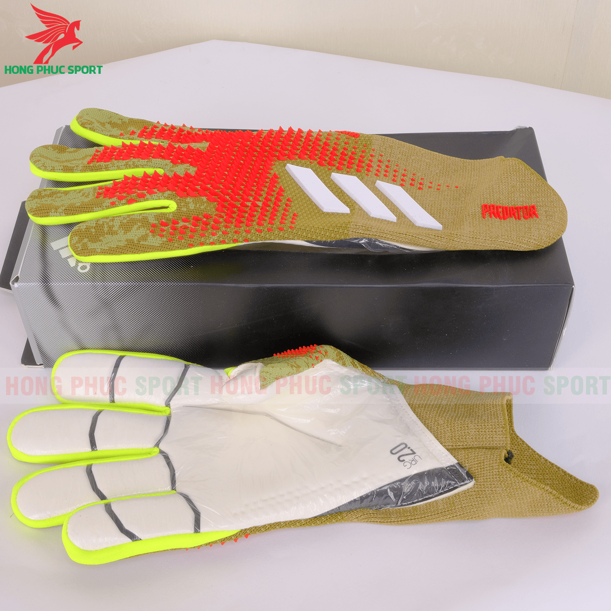GĂNG TAY THỦ MÔN ADIDAS PREDATOR PRO GL MUTATOR URG 2.0 KHÔNG XƯƠNG MẪU 1 MÀU NÂU XÁM