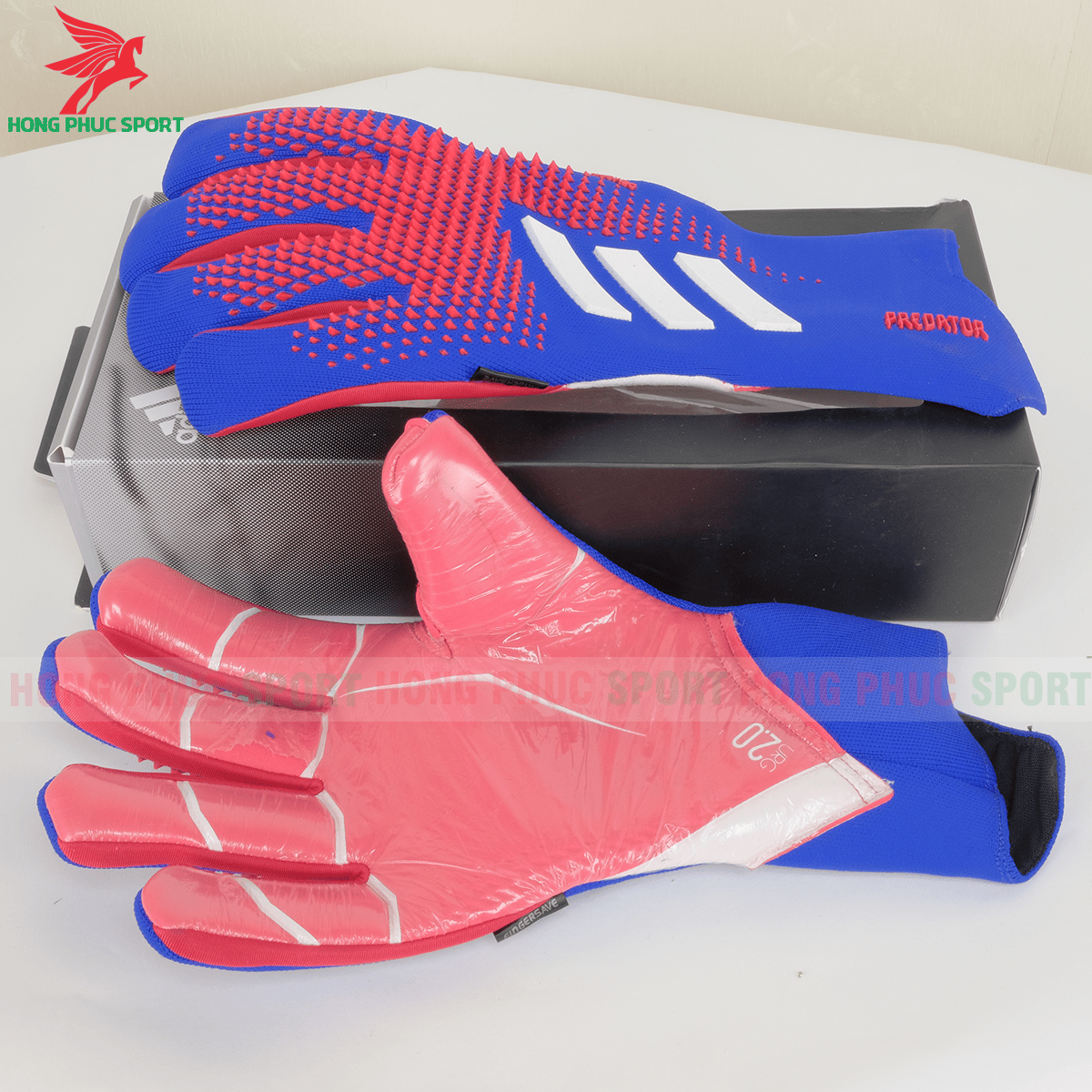 GĂNG TAY THỦ MÔN ADIDAS PREDATOR PRO GL MUTATOR URG 2.0 KHÔNG XƯƠNG MẪU 2 MÀU ĐỎ XANH