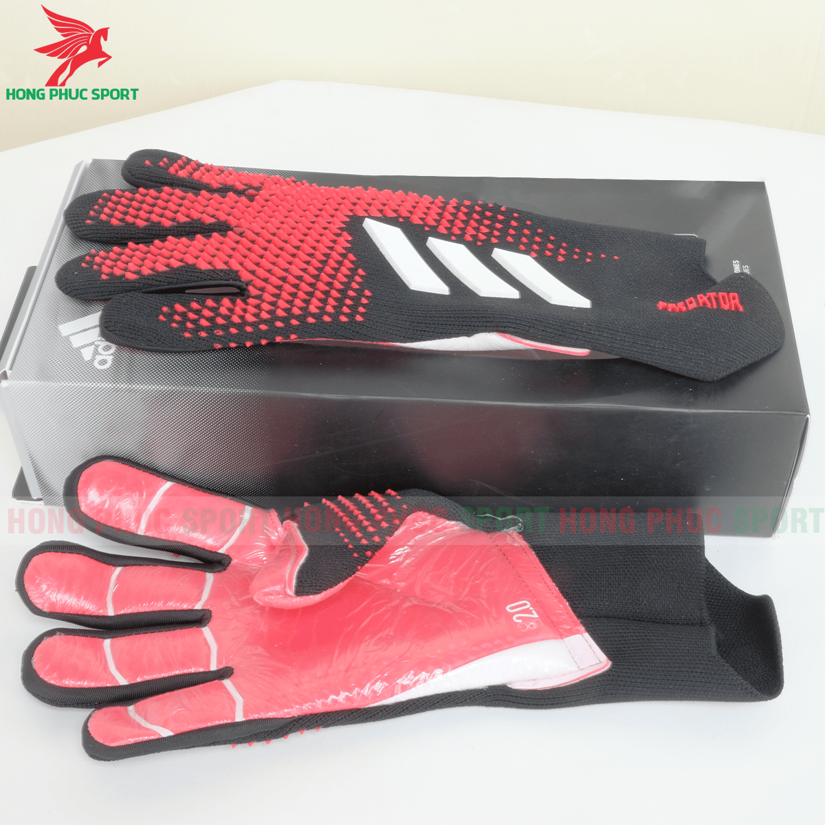 GĂNG TAY THỦ MÔN ADIDAS PREDATOR PRO GL MUTATOR URG 2.0 KHÔNG XƯƠNG MẪU 3 MÀU ĐỎ ĐEN