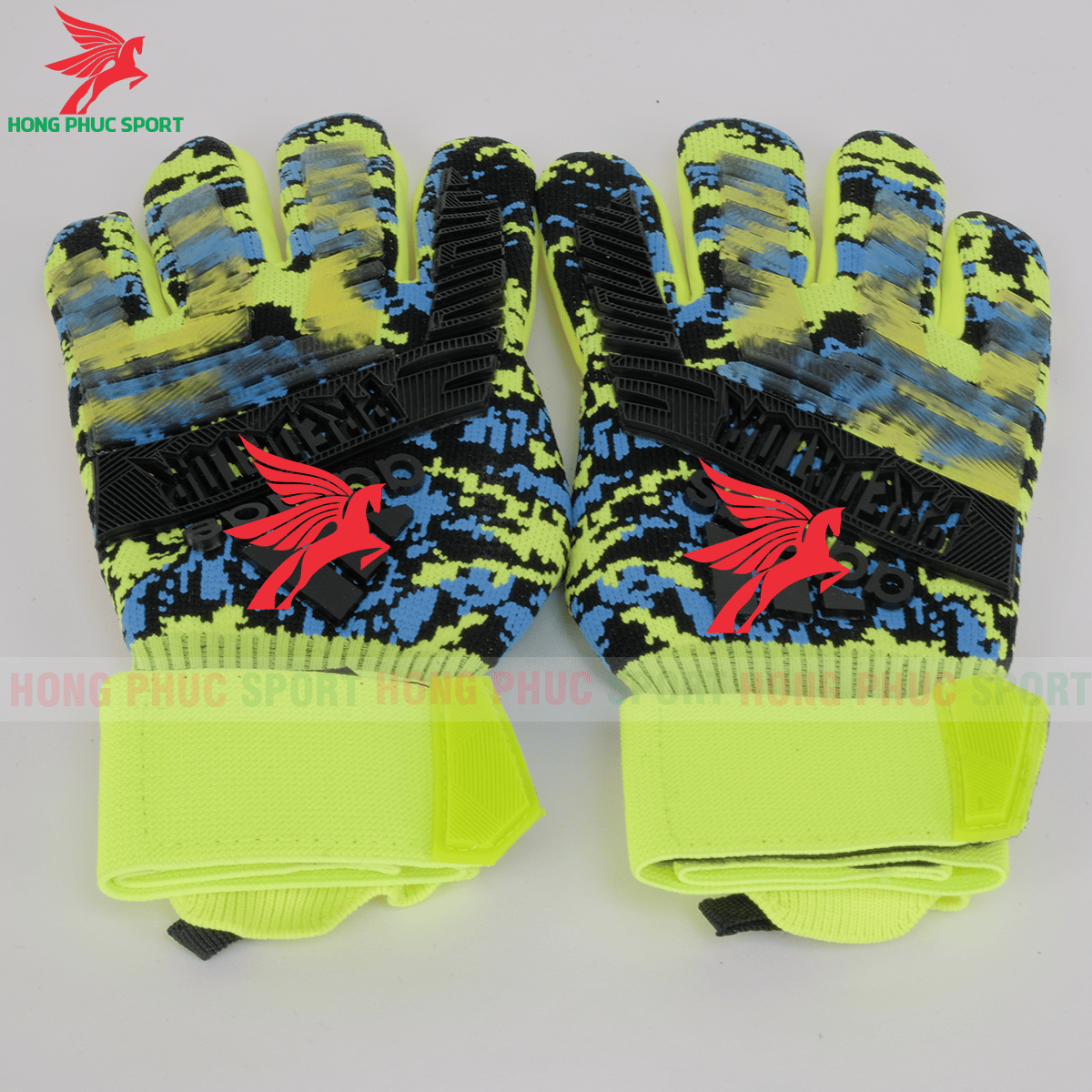 GĂNG TAY THỦ MÔN ADIDAS PREDATOR KHÔNG XƯƠNG MẪU 2 MÀU XANH CHUỐI - ĐEN
