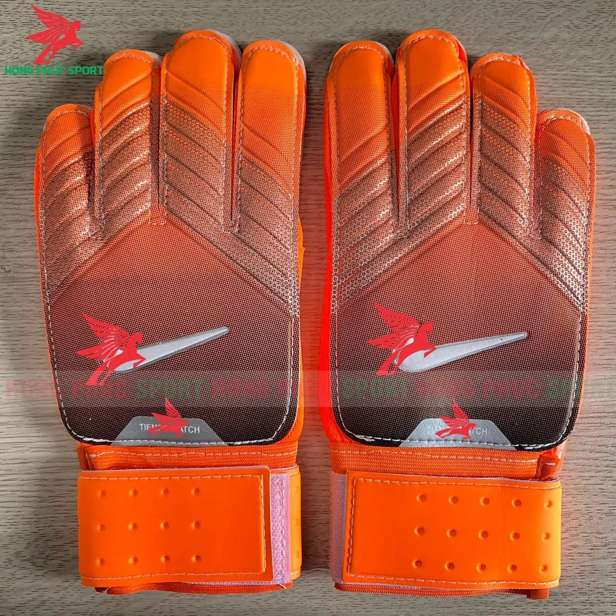 GĂNG TAY THỦ MÔN NIKE TIEMPO MATCH MÀU CAM - CÓ XƯƠNG