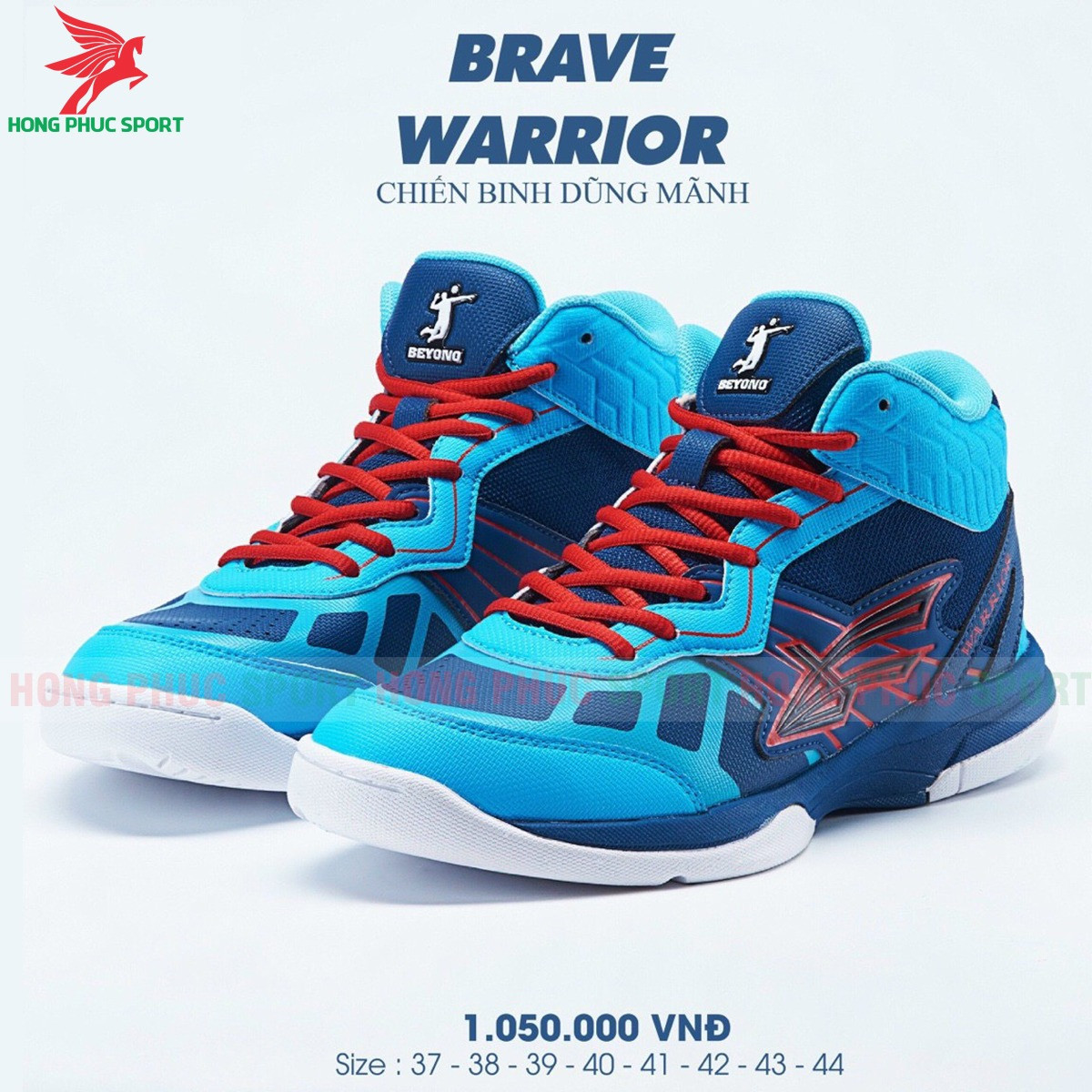 GIÀY BÓNG CHUYỀN BEYONO YOUNG WARRIOR XANH 2022 NAM/NỮ