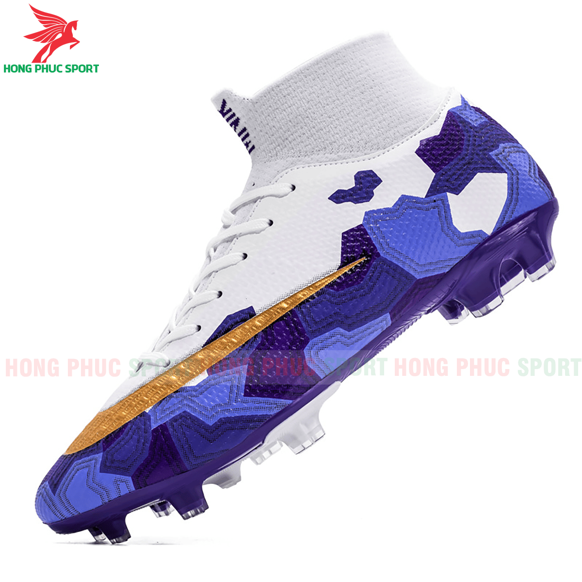 Giày đá banh Superfly VII Mbappe V2 2020 FG mẫu 3 màu xanh dương (2)