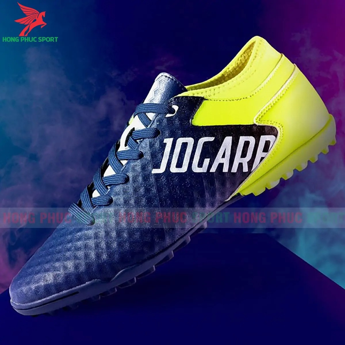 Giày đá bóng Jogarbola Colorlux 2.0 xanh Neon - Sân cỏ nhân tạo