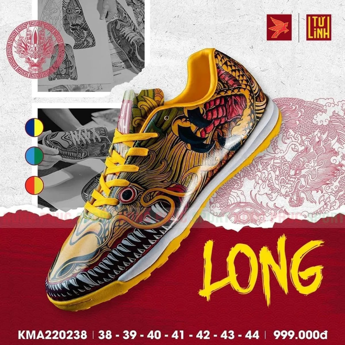 GIÀY ĐÁ BÓNG KAMITO KMA220238 PHIÊN BẢN LONG - SÂN CỎ NHÂN TẠO
