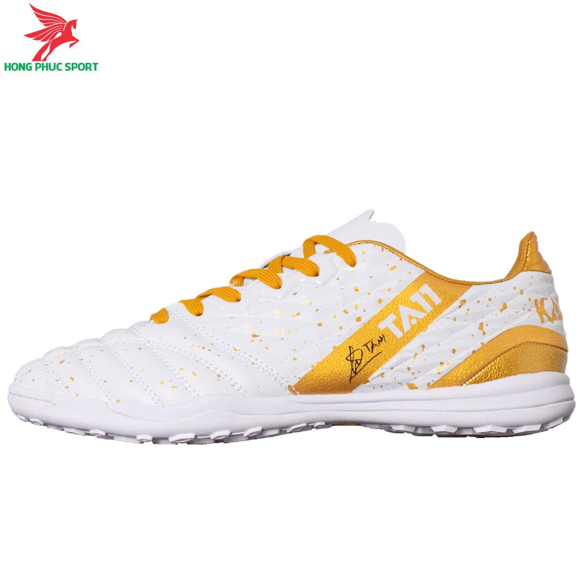 GIÀY ĐÁ BANH CỔ THẤP KAMITO TA11-AS MÀU TRẮNG - SÂN CỎ NHÂN TẠO