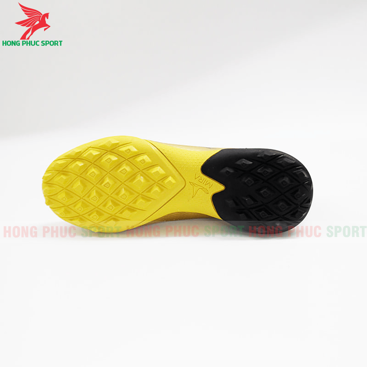 Giày Mira Lux 20.3 sân cỏ nhân tạo vàng phối đen (đế)