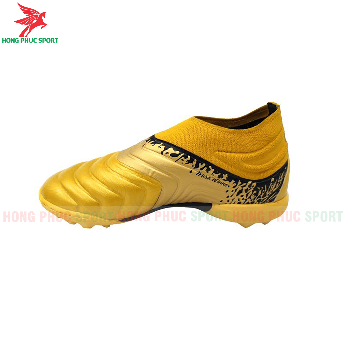 GIÀY THI ĐẤU SÂN CỎ NHÂN TẠO ĐÁ BÓNG MIRA WINNER MÀU VÀNG