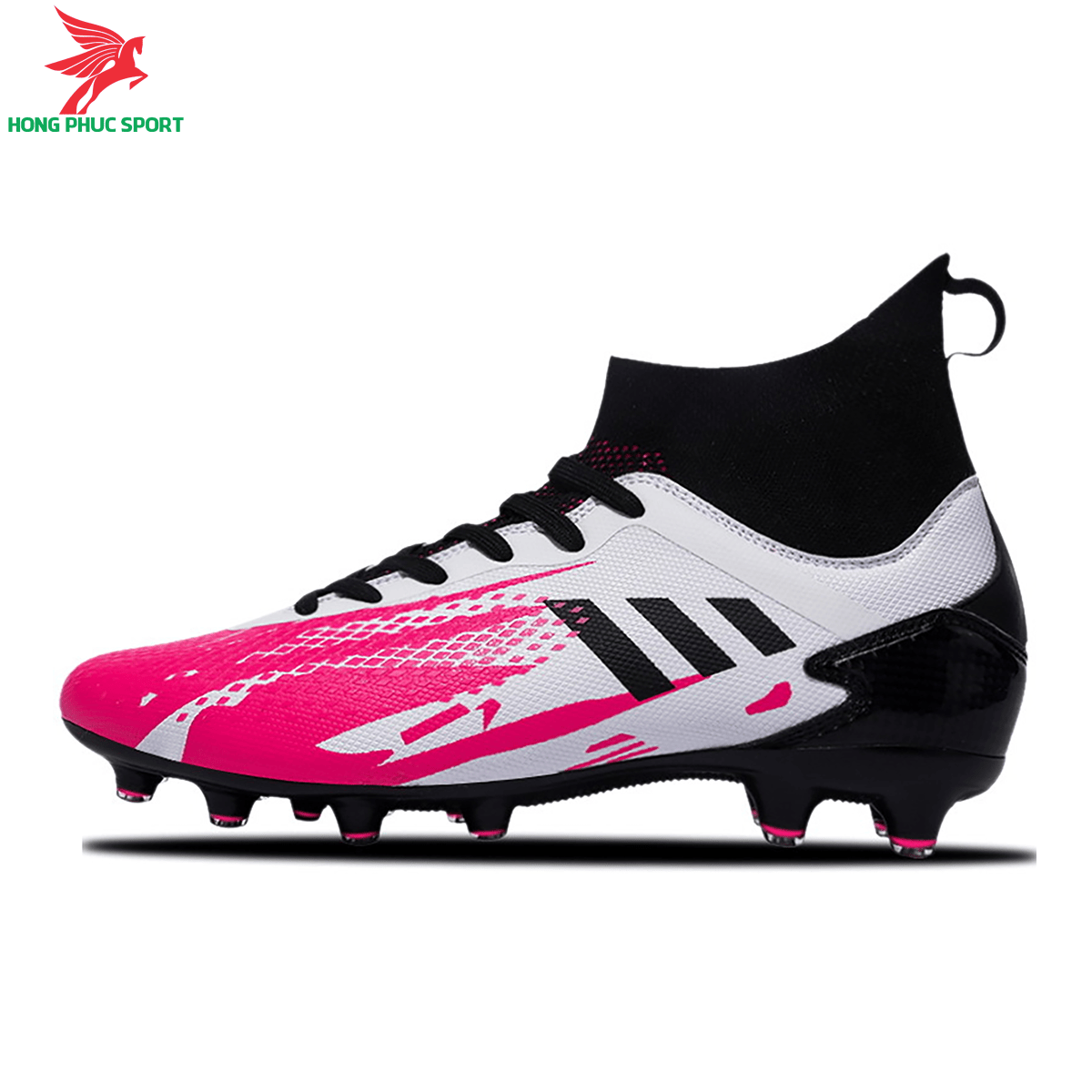 GIÀY ĐÁ BANH CỔ CAO PREDATOR 20.3 MÀU TRẮNG HỒNG SÂN CỎ TỰ NHIÊN