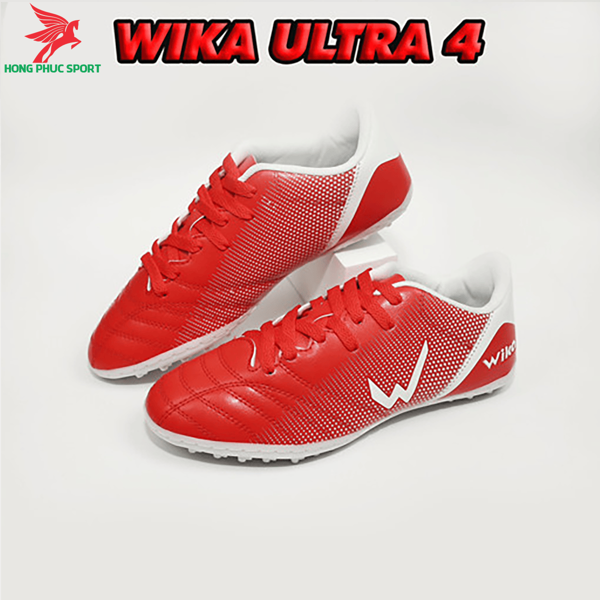 Giày đá banh Wika Ultra 4 đế TF màu đỏ