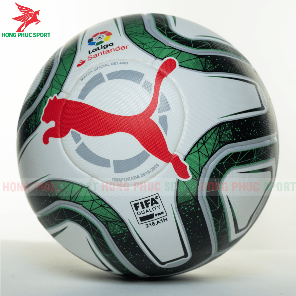 Quả bóng đá Laliga 2019 mẫu 1 màu xanh lá