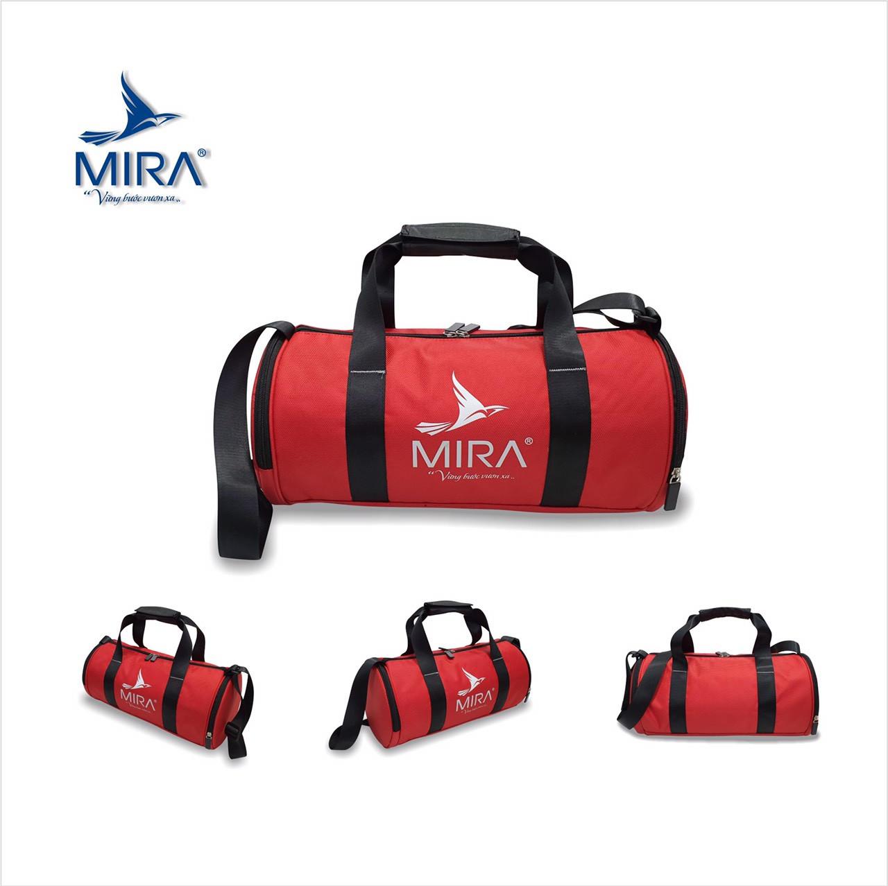 Túi trống đựng giày Mira cao cấp màu đỏ