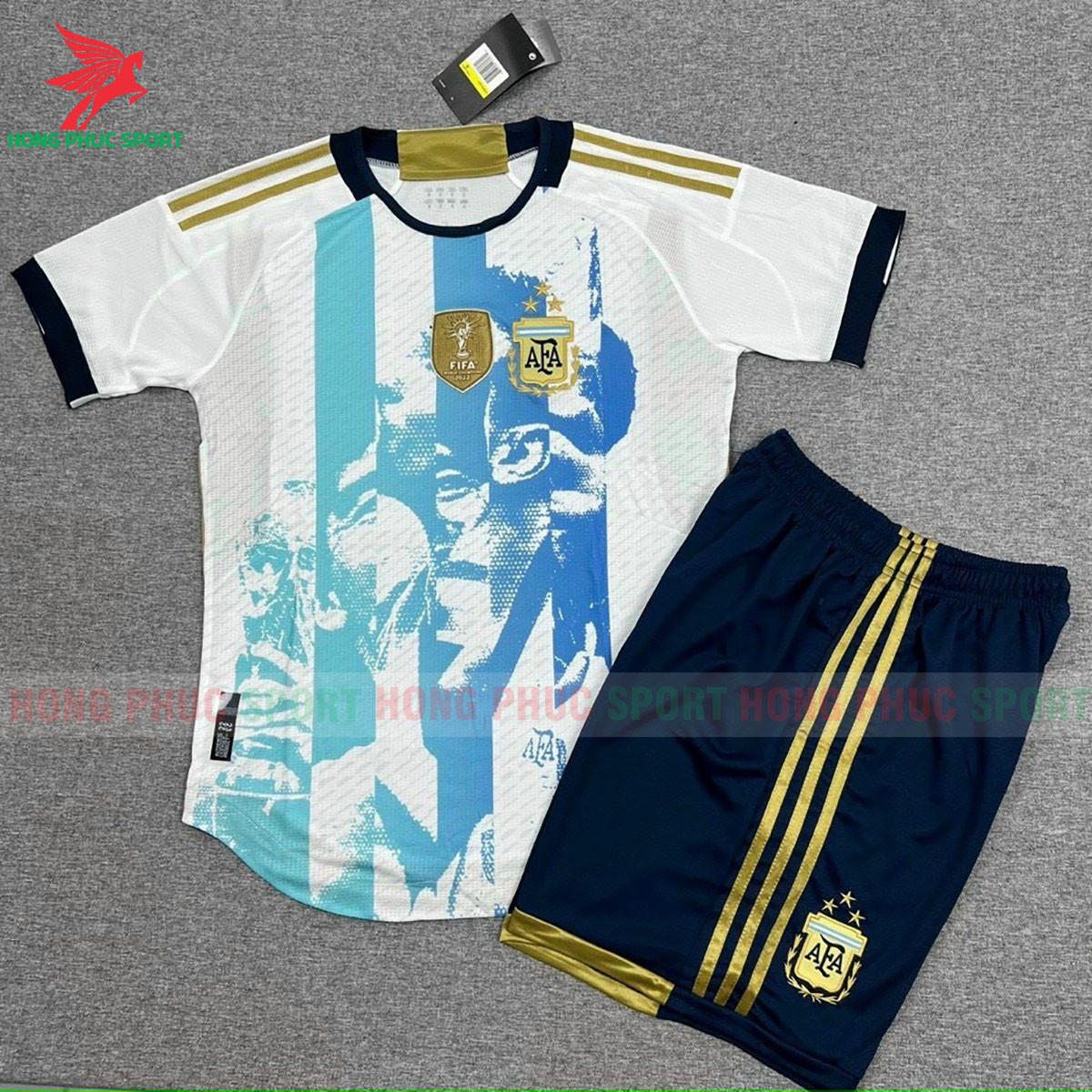 BỘ QUẦN ÁO BÓNG ĐÁ TUYỂN ARGENTINA 2023 3 SAO KỶ NIỆM – HÀNG THAILAND