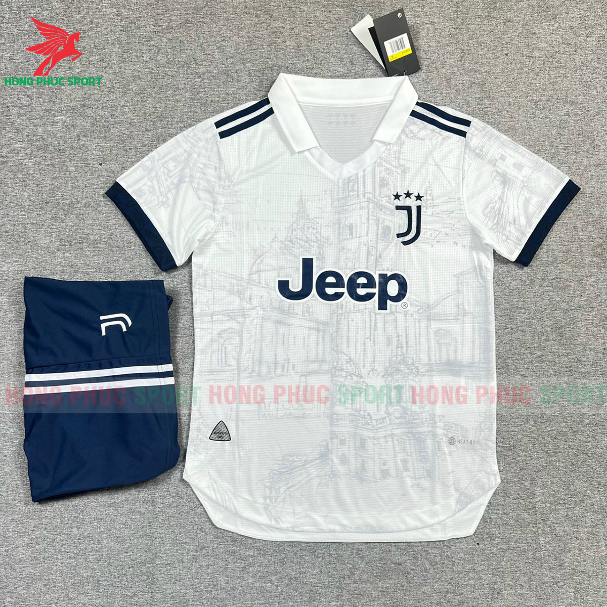 BỘ QUẦN ÁO BÓNG ĐÁ JUVENTUS 2022 2023 TRẮNG – HÀNG THAILAND