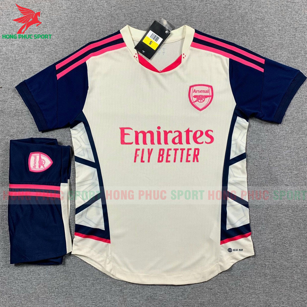 BỘ QUẦN ÁO BÓNG ĐÁ ARSENAL 2023 2024 VÀNG - HÀNG THAILAND