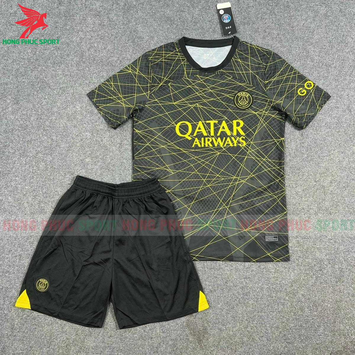 BỘ QUẦN ÁO PSG 2023 2024 ĐEN VÀNG – HÀNG THAILAND