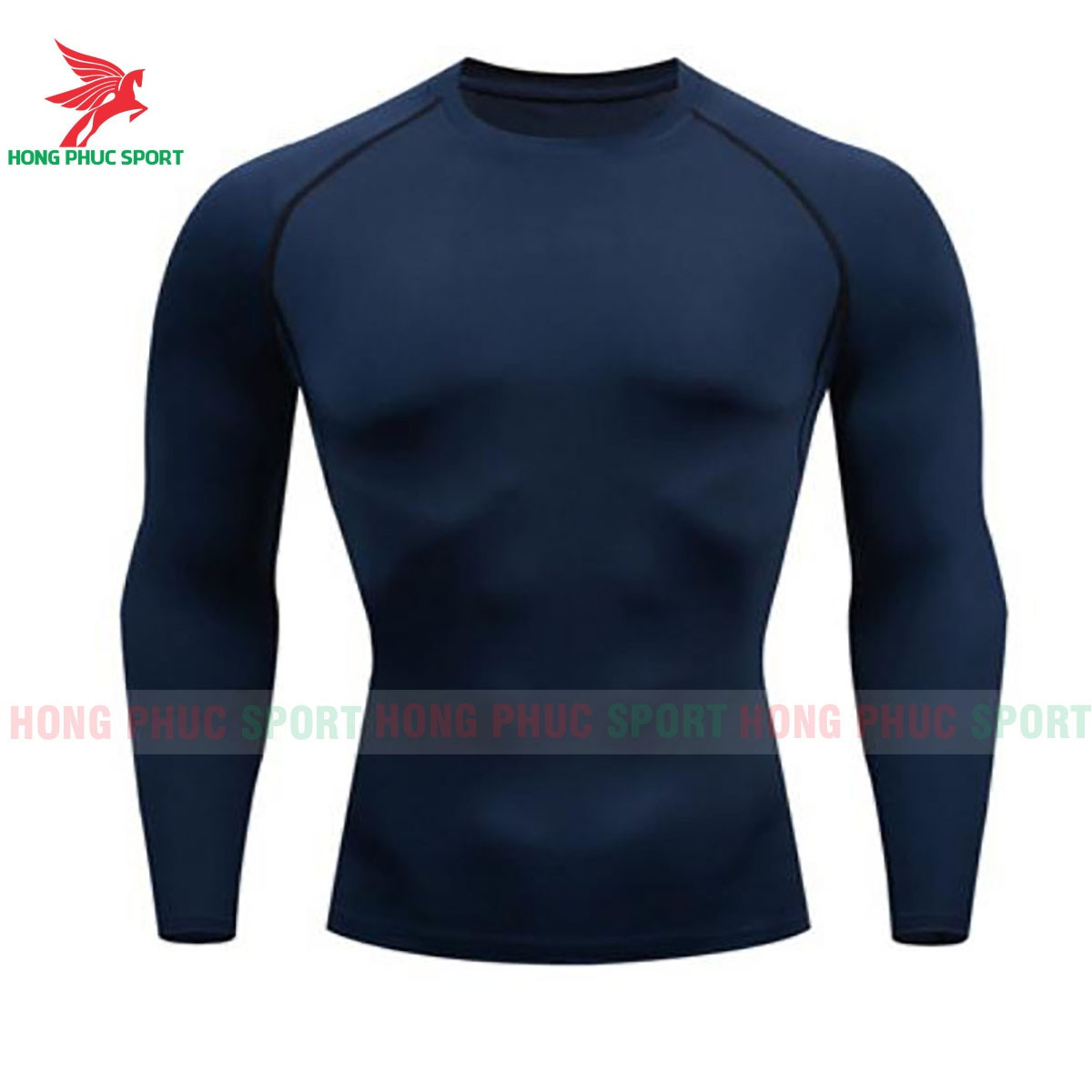 ÁO GIỮ NHIỆT NAM LEGGING PRO COMBAT TAY DÀI TÍM THAN GÂN ĐEN
