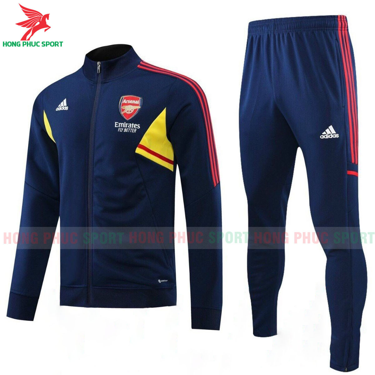 Bộ Quần Áo Khoác Arsenal 2023 Tím Than Super Fake Thái Lan