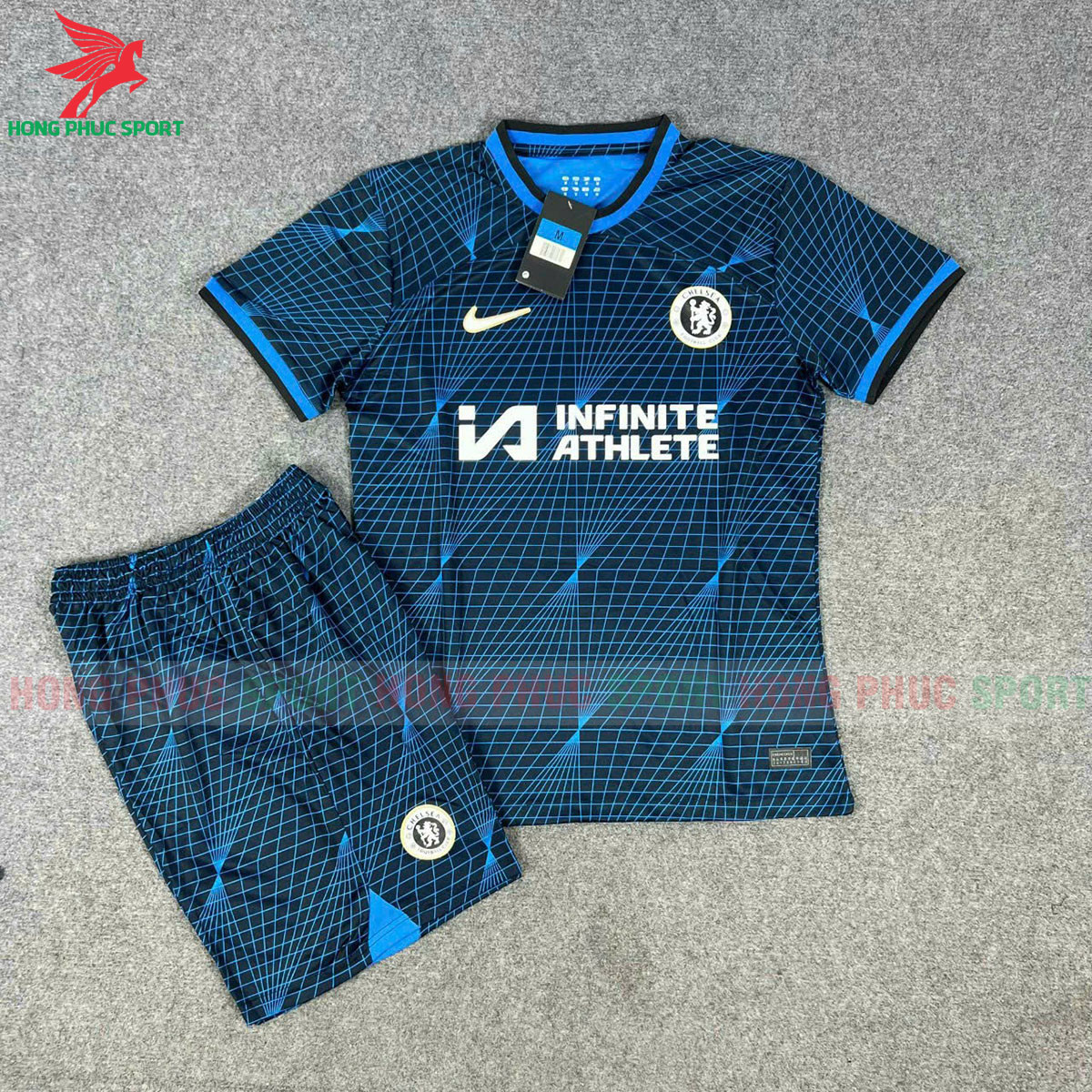 BỘ QUẦN ÁO BÓNG ĐÁ CHELSEA 2023 2024 XANH ĐEN – HÀNG THAILAND