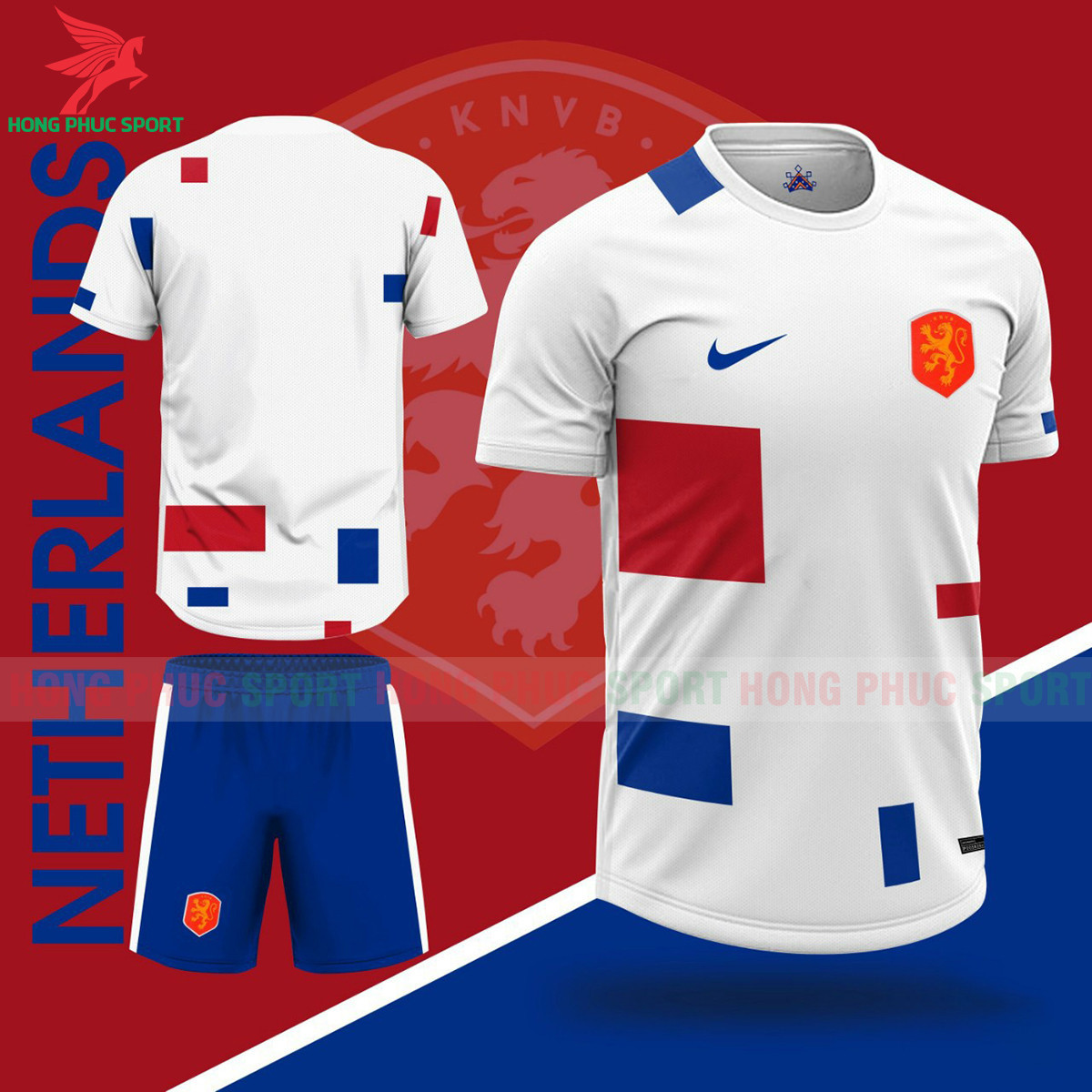 Áo bóng đá tuyển Hà Lan World Cup 2022 sân khách - Hàng Thailand