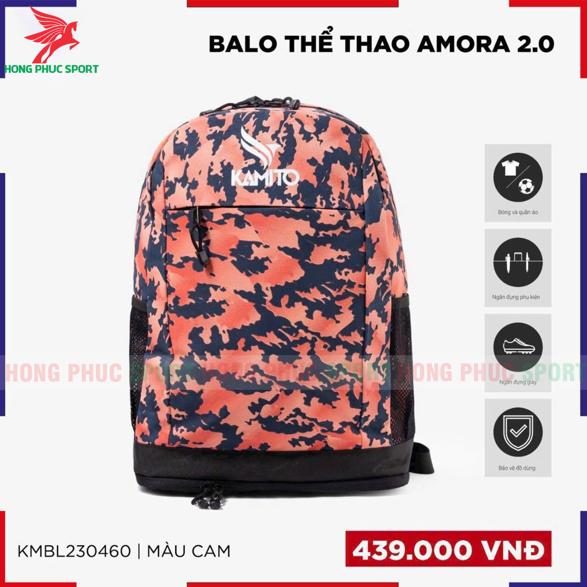 BALO THỂ THAO KAMITO AMORA 2.0 CAM