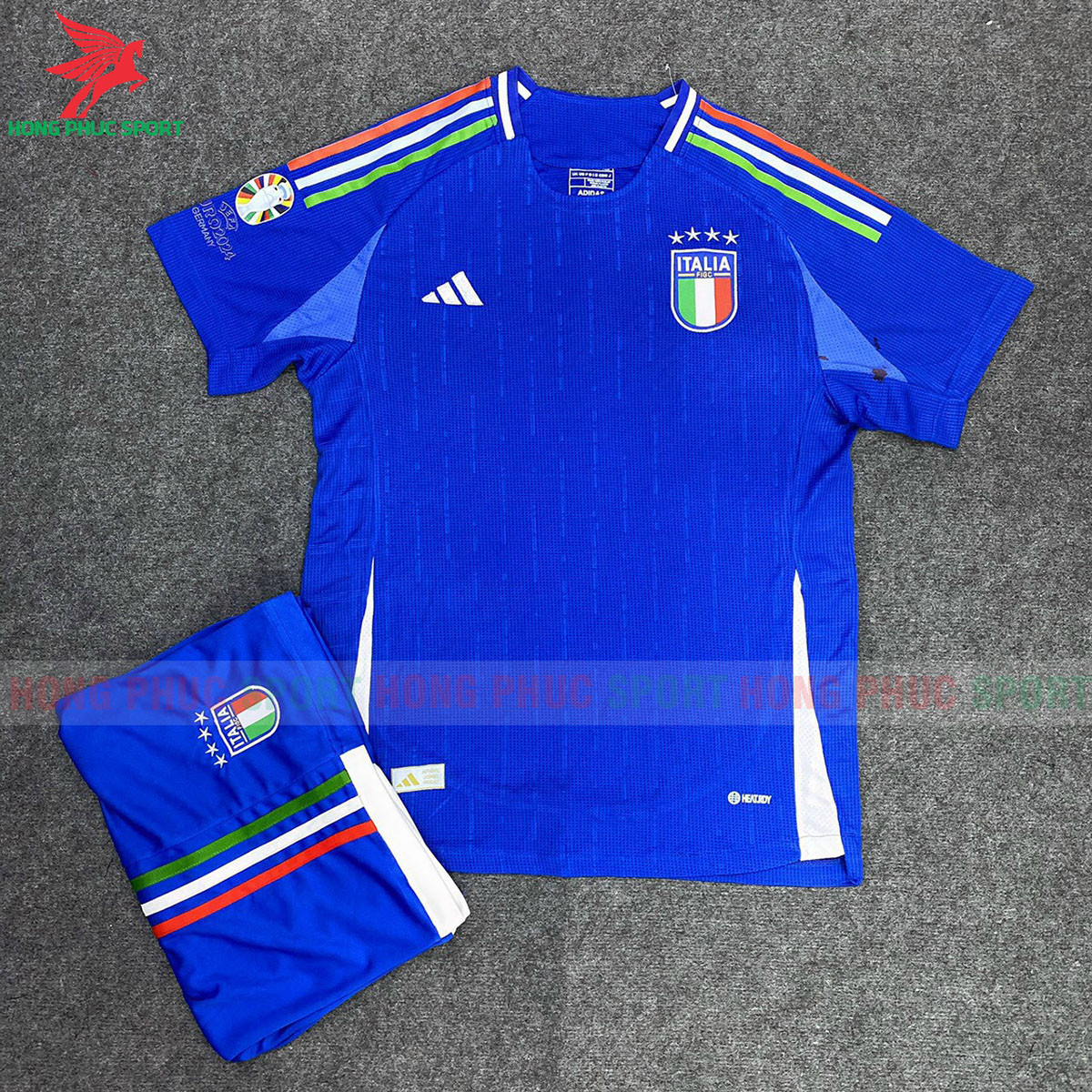 BỘ QUẦN ÁO BÓNG ĐÁ TUYỂN ITALIA 2024 SÂN NHÀ - HÀNG THAILAND