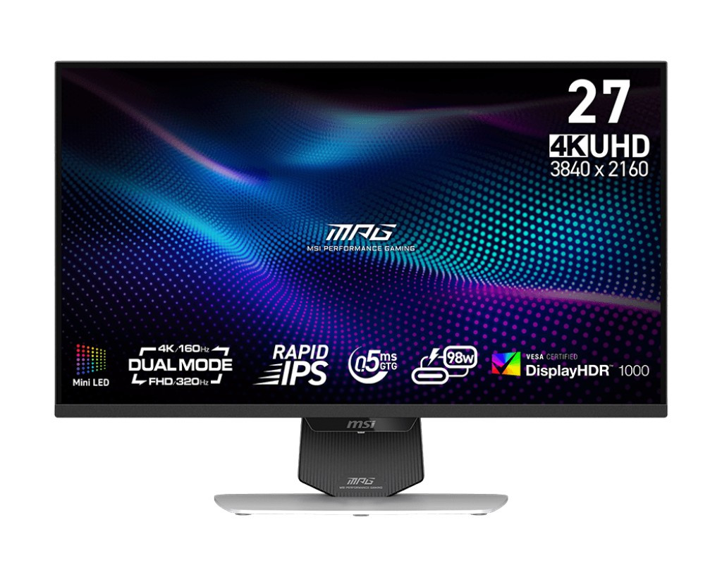 Màn Hình MSI MPG 274URDFW E16M (27 inch - IPS - 4K - 160Hz - 0.5ms)
