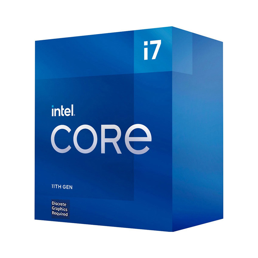 CPU Intel Core i7-11700F (2.5GHz turbo up to 4.9Ghz, 8 nhân 16 luồng, 16MB Cache, 65W) - Socket Intel LGA 1200 - MBC