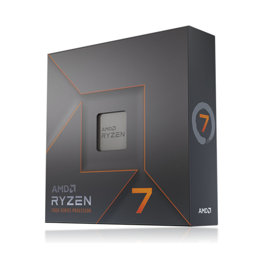 CPU AMD Ryzen 7 7700X (4.5 GHz Upto 5.4GHz / 40MB / 8 Cores, 16 Threads / 105W / Socket AM5) - MBC