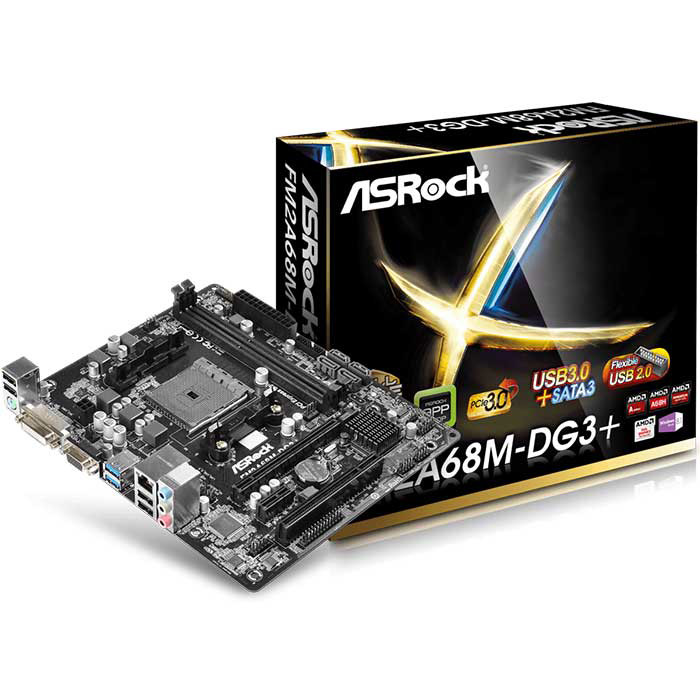 Mainboard ASRock FM2A68M-DG3+ - MBC