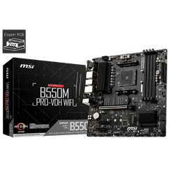 Mainboard MSI B550M PRO-VHD WIFI (AMD B550, Socket AM4, m-ATX, 4 khe RAM DRR4) - MBC