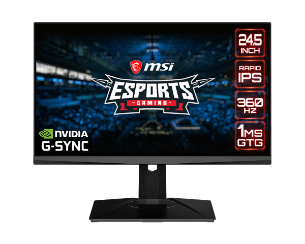 Màn Hình MSI Oculux NXG253R 360Hz (24.5 inch, 1920 x 1080, 360Hz, IPS, 1ms)