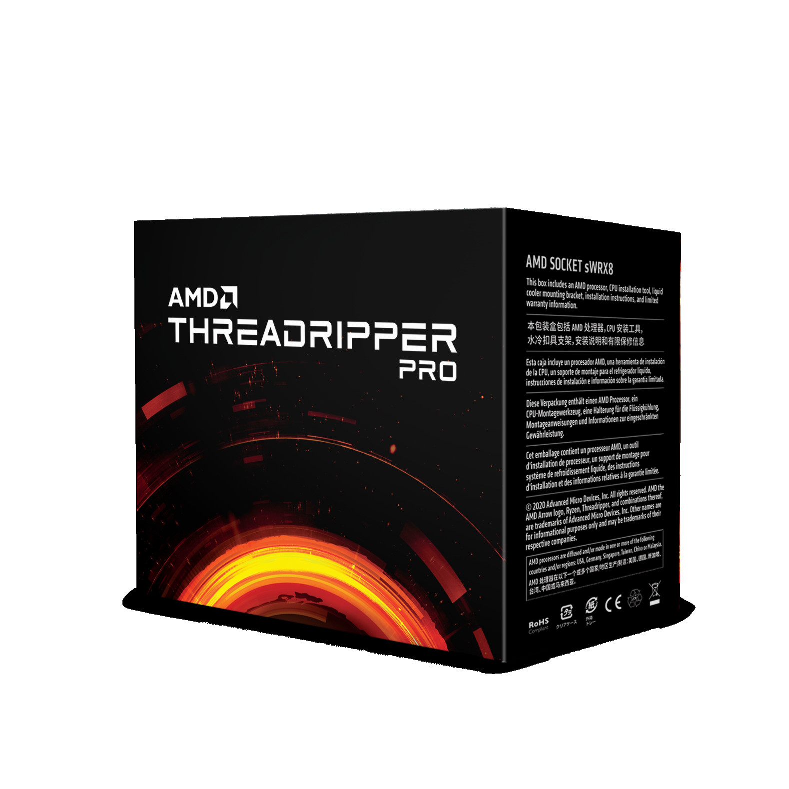 CPU AMD Ryzen Threadripper PRO 3955WX MBC