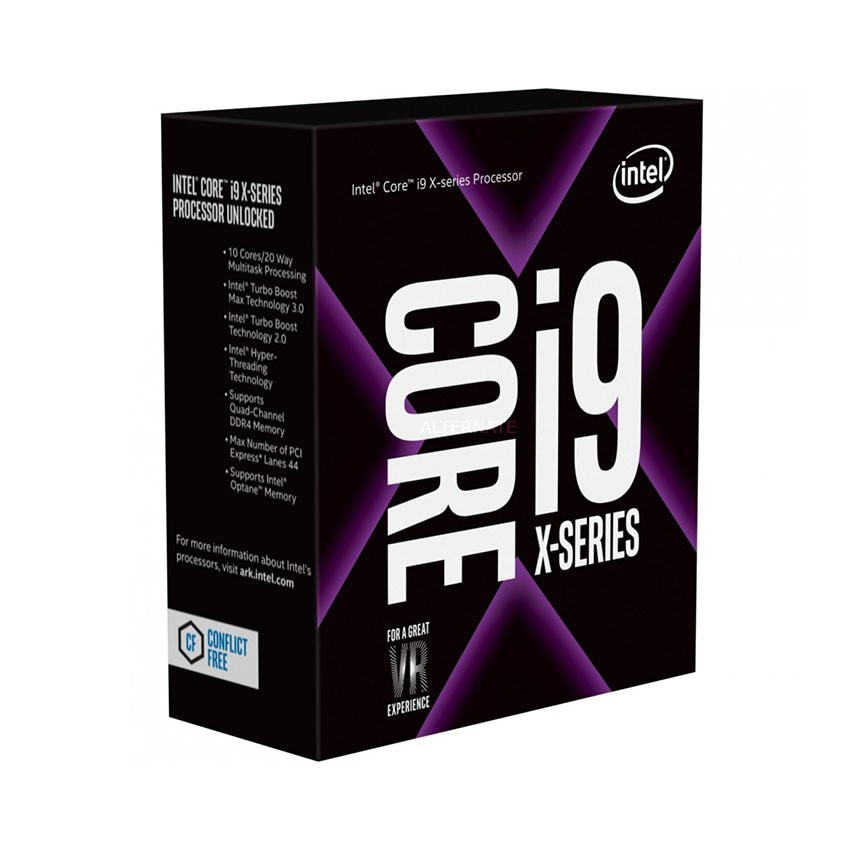 CPU Intel Core i9-10900X (3.5GHz turbo up to 4.5GHz, 10 nhân, 20 luồng, 19.25 MB Cache, 165W) - Socket Intel LGA 2066)- MBC