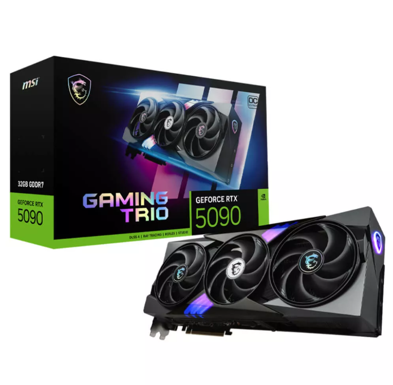 VGA MSI GeForce RTX 5090 32G GAMING TRIO OC