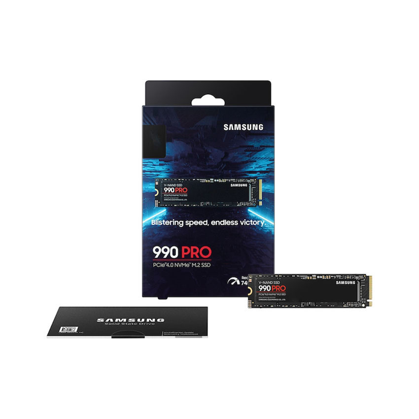 Ổ CỨNG SSD SAMSUNG 990 PRO 1TB PCIE NVME 4.0X4 (ĐỌC 7450MB/S - GHI 6900MB/S) - (MZ-V9P1T0BW)