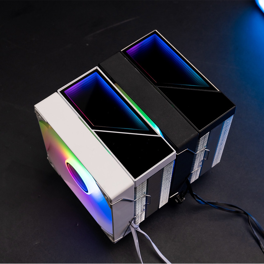 Tản nhiệt khí Jungle Leopard KF-400 RGB (Black/ White)