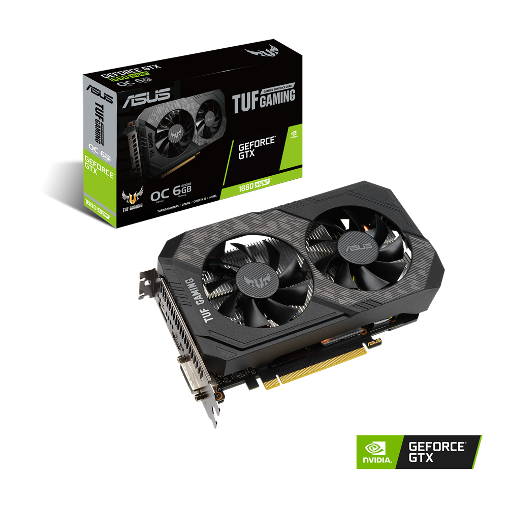 Card màn hình ASUS TUF Gaming GeForce GTX 1660 SUPER 6GB GDDR6 OC