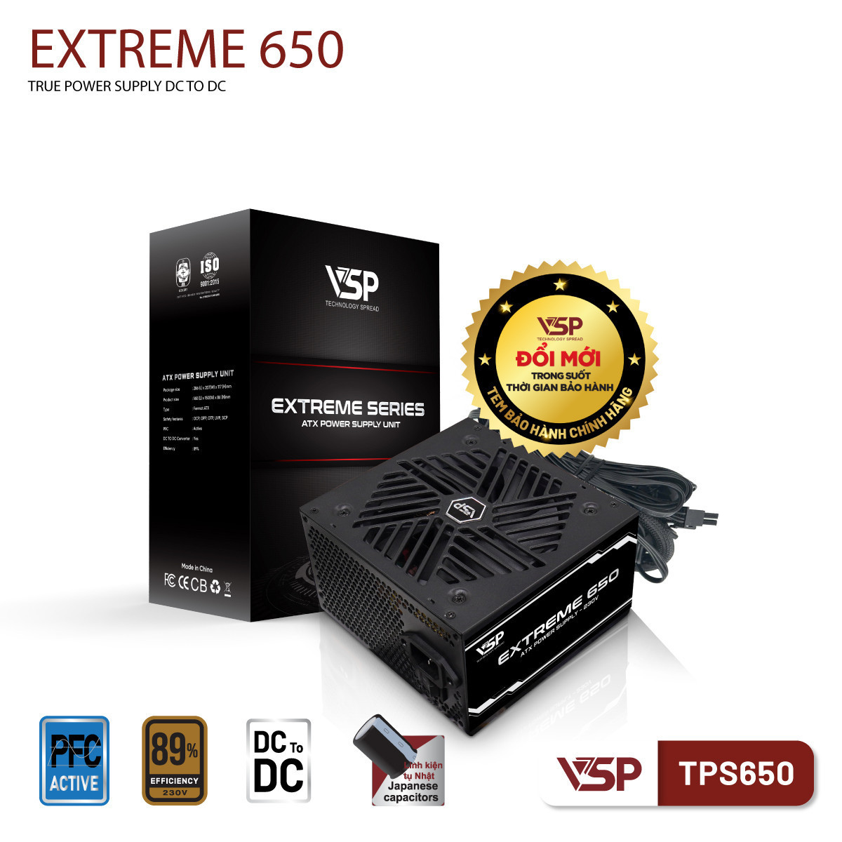 Bộ nguồn VSP Extreme TPS650 - 650W